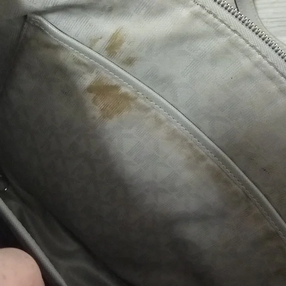 Michael Kors Light Gray Tote Bag - Picture 4 of 6